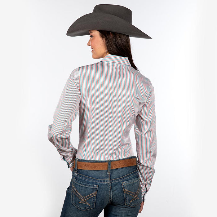 Cinch Women's Blue Tencel Button Down Shirt