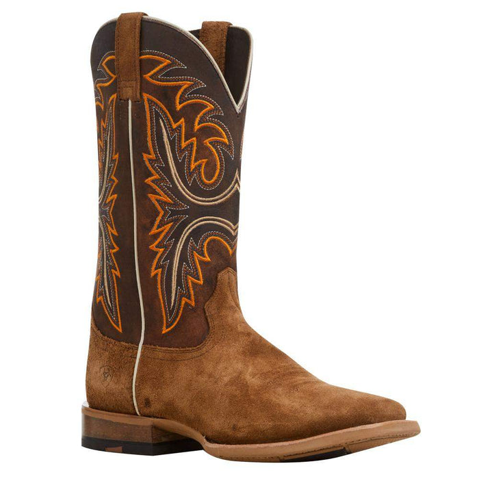 Men's Brushrider Suntan Roughout 13in Rusty Brown Top