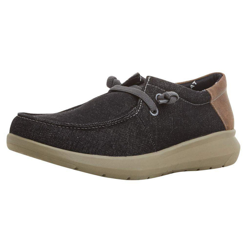 Ariat Men's Hilo Stretch Lace Dark Denim Tan Casual Shoe