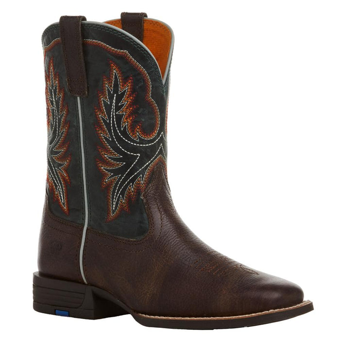 Youth Wilder Hat Box Brown and Deepest Teal Boot