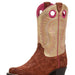 Kids Derby Monroe Terracotta Roughout and Royal Gold Metallic Boot