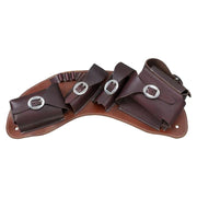 Silver Royal Leather Medicine Cantle Saddle Bag
