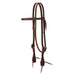 Weaver Leather Vintage Brass Center Bar Buckle Browband Headstall