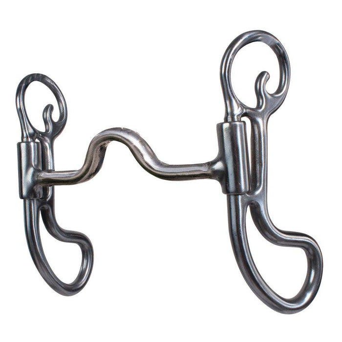 Professionals Choice Smooth Medium Port Teardrop Shank Pony Bit