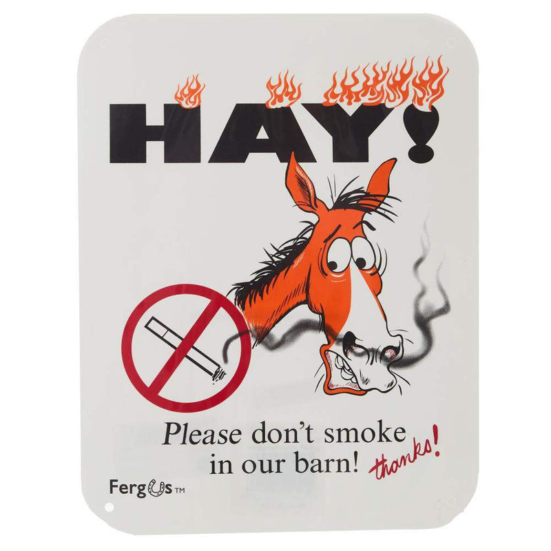 Fergus No Smoking Barn Sign