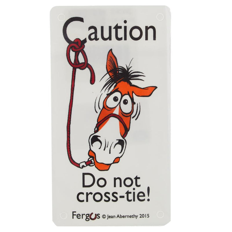 Do Not Tie Stall Sign