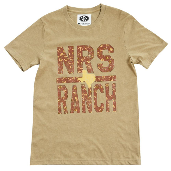 Ranch Brand Logo Olive Tee Shirt