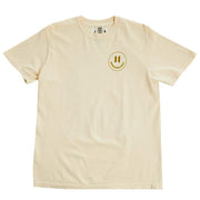 NRS Ranch Smiley Face Checkered Ivory Tee