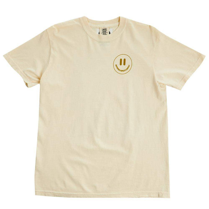NRS Ranch Smiley Face Checkered Ivory Tee