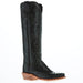 Women's Dark Green Python 17 In Top Cowgirl Boot