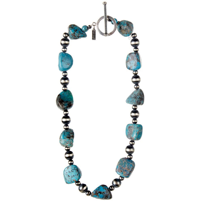 Navajo Pearl Turquoise Chunky Necklace