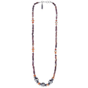 Purple and Orange Spiny Oyster Necklace