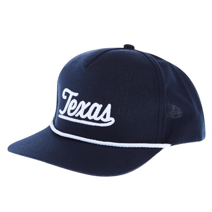 Men's Texas Script Black Cap