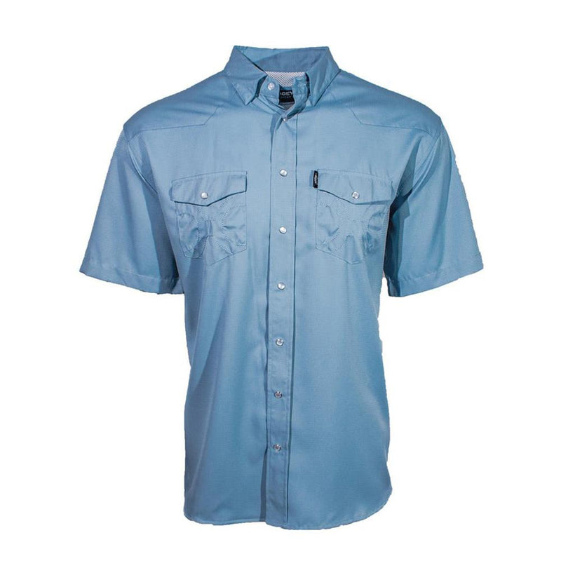 Men's Ashley Blue Sol Short Sleeve Shirt