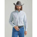 Wrangler Men's George Strait White Print Button Down
