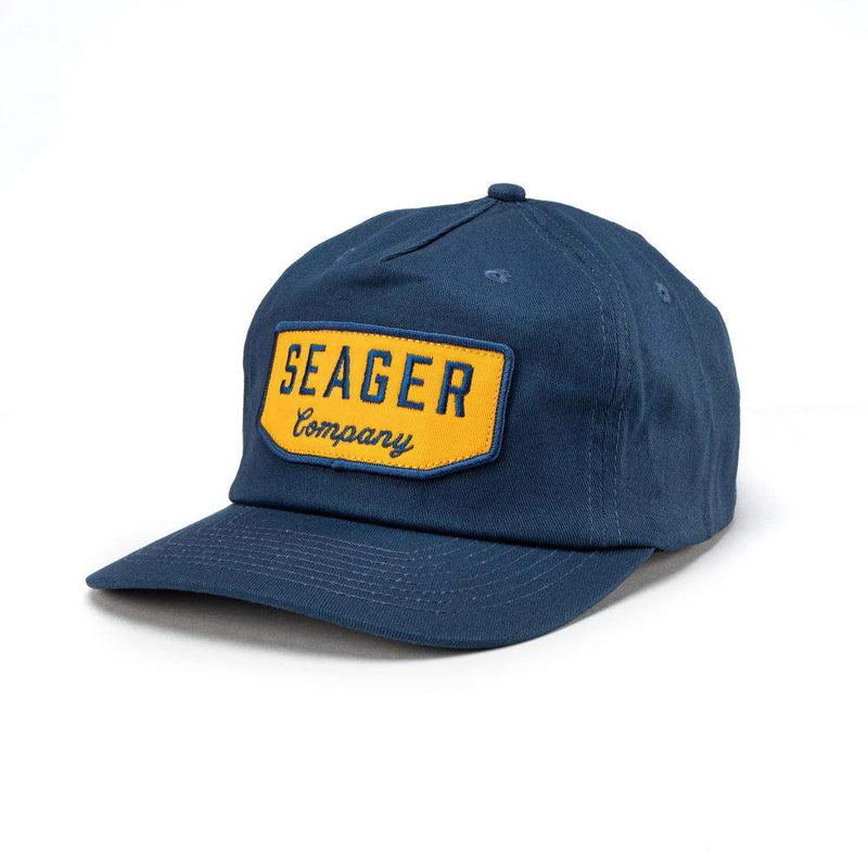 Seager Inc Navy and Yellow Wilson Cap