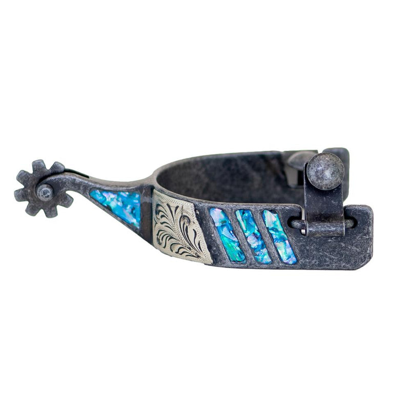 Turquoise 1 Inch Band Men's Spurs