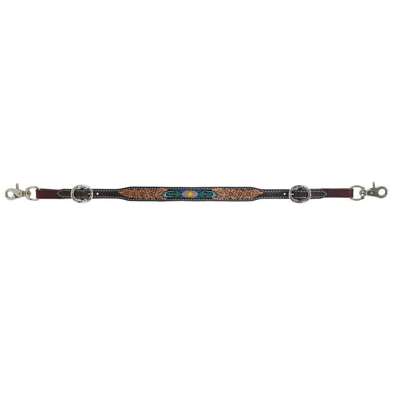 Rafter T Ranch Company Wither Strap with hand beaded cactus