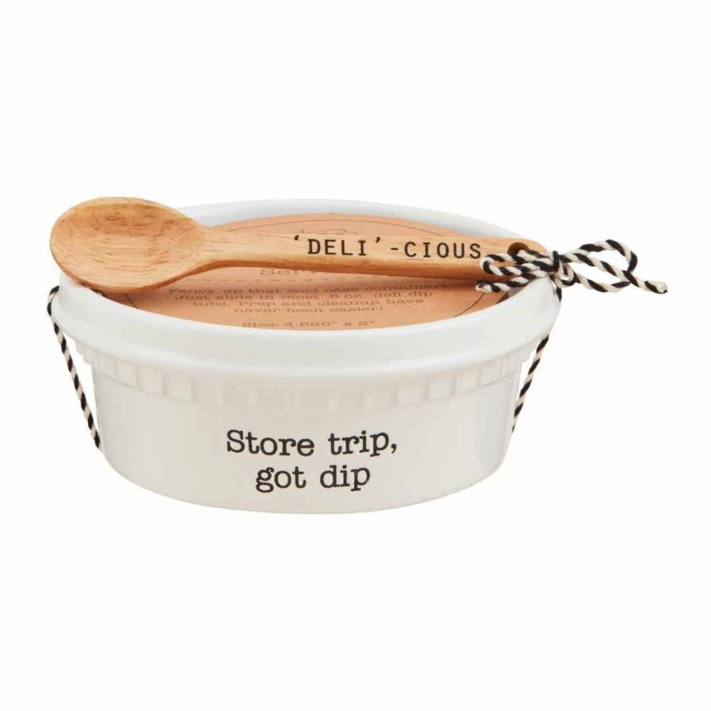 Mud Pie Ceramic Brie Baker Set