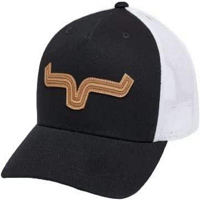 Kimes Ranch Apparel Roped LP Trucker Black Cap