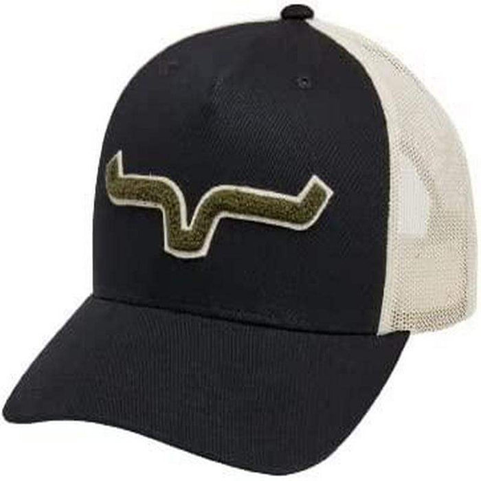 Kimes Ranch Apparel Tracker Trucker Black Cap