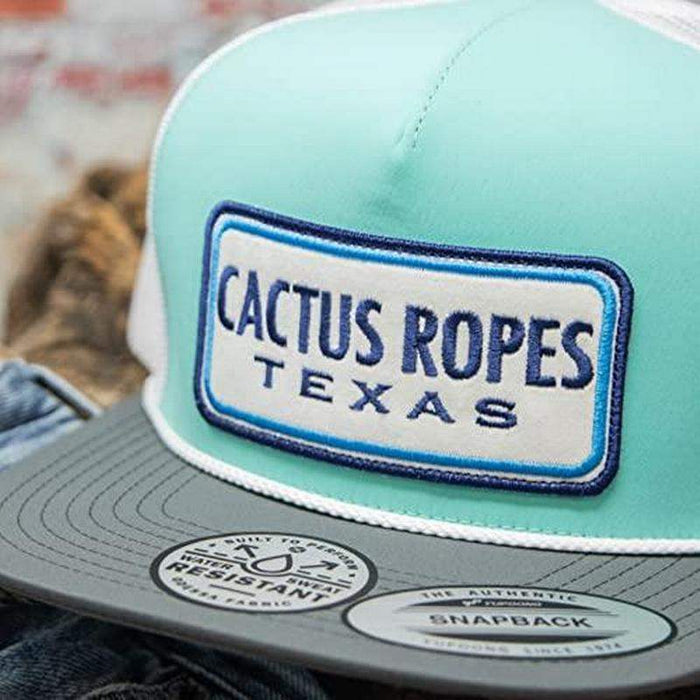 Hooey Cactus Ropes Mint and White Cap