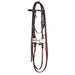 Tack Horse Bridle Set with Twisted Wire Dog Bone Snaffle Bit