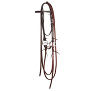 Tack Horse Bridle Set with Twisted Wire Snaffle Bit