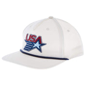 Burlebo Men's USA Retro Snapback Cap