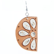 Mcintire Saddlery White Buffalo Earrings