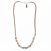 Paige Wallace Spiney Suede Necklace