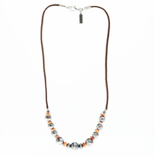 Paige Wallace Spiney Suede Necklace