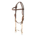Chocolate Roughout Browband Loomis Snaffle Draw Gag Bit Headstall