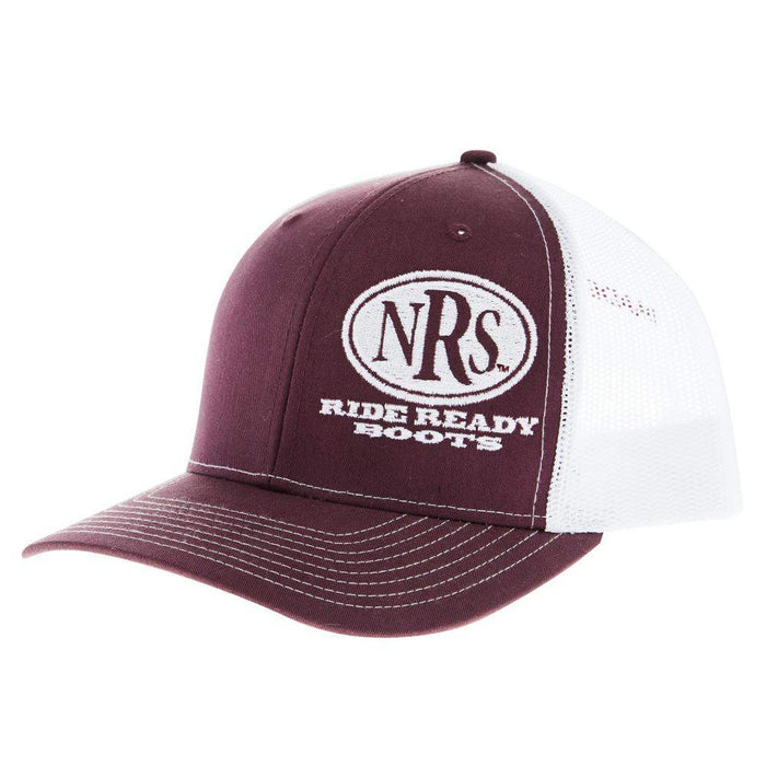 Ride Ready Maroon/White Cap