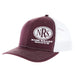 Ride Ready Maroon/White Cap