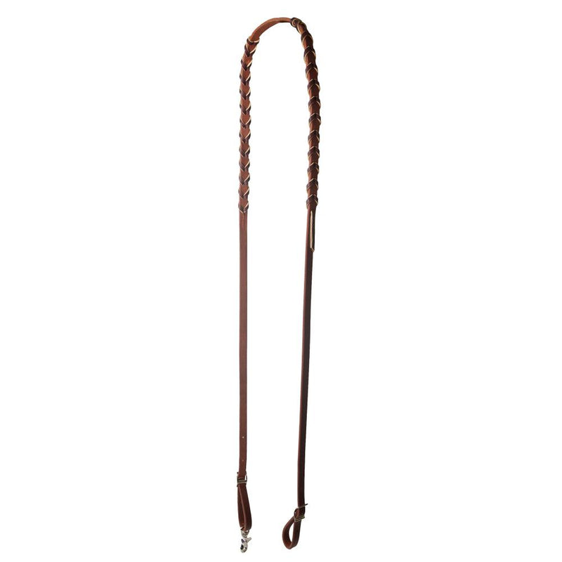 5/8in Laced Heavy Oil Barrel Reins