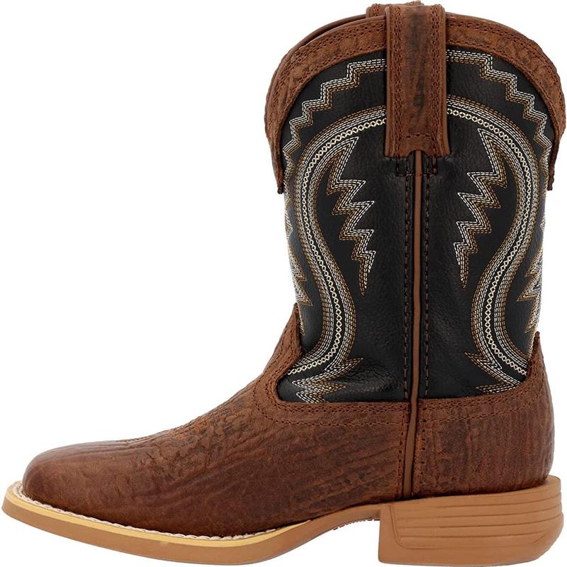 Rebel Pro Kids Acorn and Black Onyx Square Toe Boot