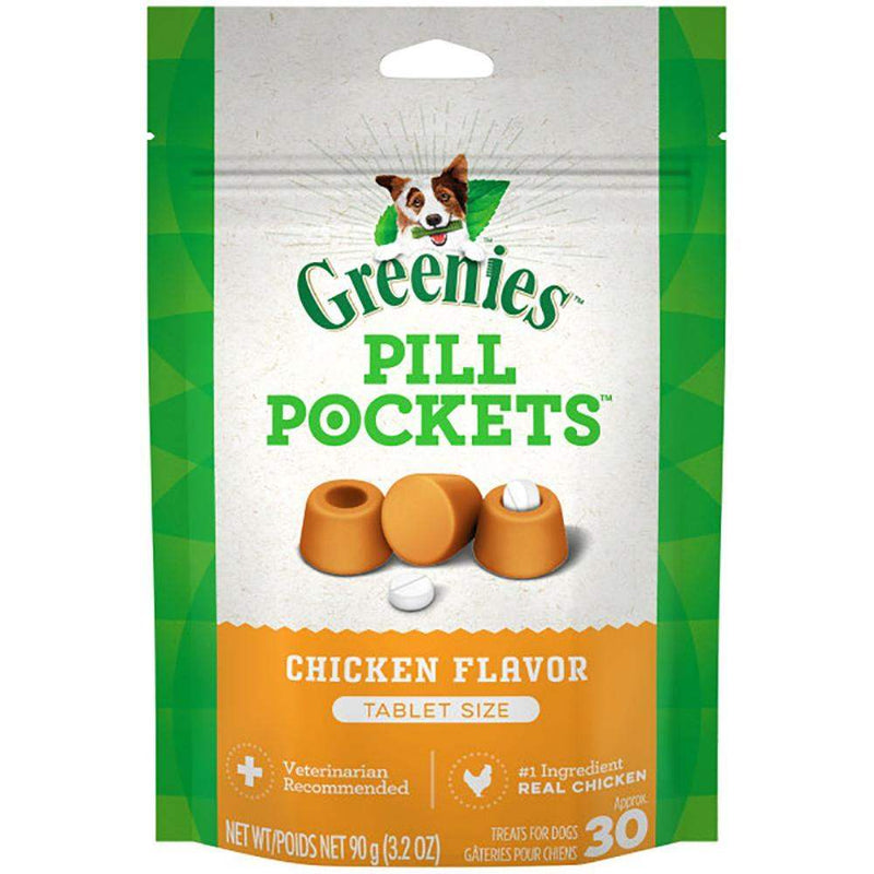 Greenies Tablet Pill Pockets for Dogs Chicken