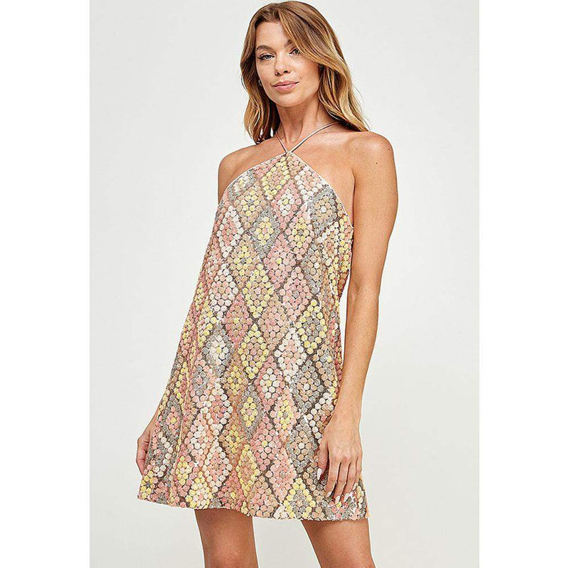 See And Be Seen Women's Sequin Dress