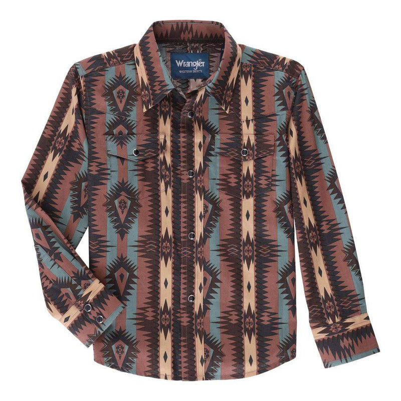 Wrangler Boy's Checotah Snap Shirt