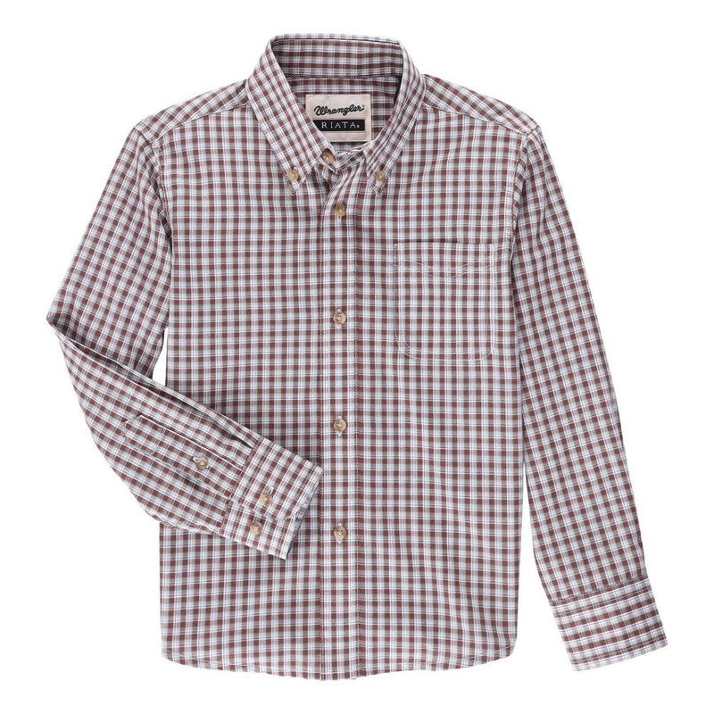 Boy's Riata Plaid Assorted Button Down Shirts