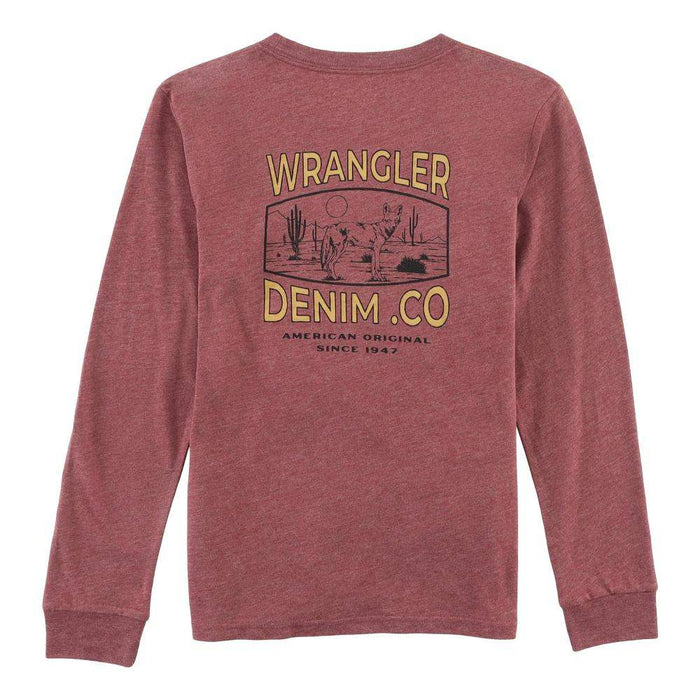 Wrangler Boy's Burgundy T-Shirt