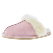 Women Pink Sheepskin Slide