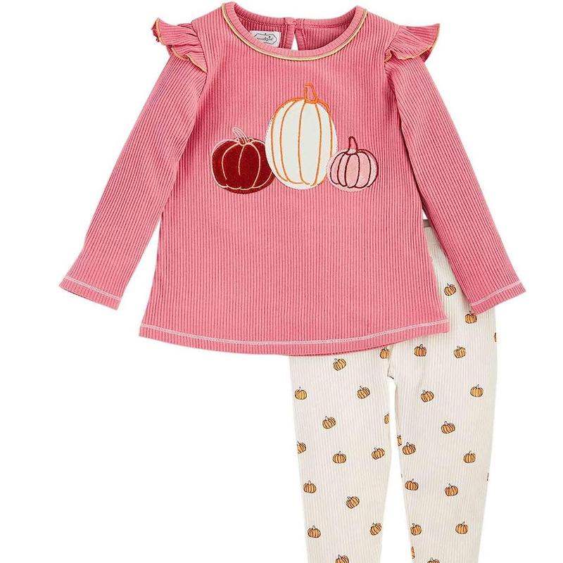 Mud Pie Infant Pumpkin Tunic Legging Set
