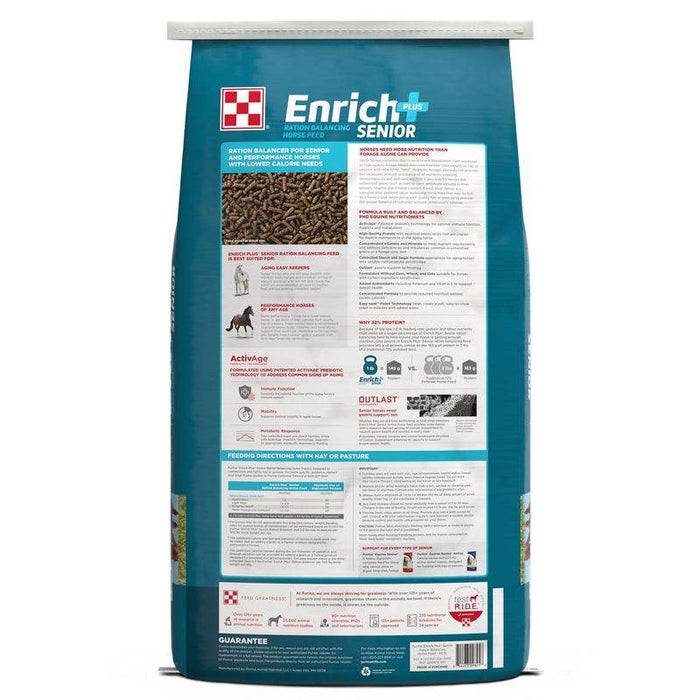 Enrich Plus Senior Ration Balance Pellet 50lb