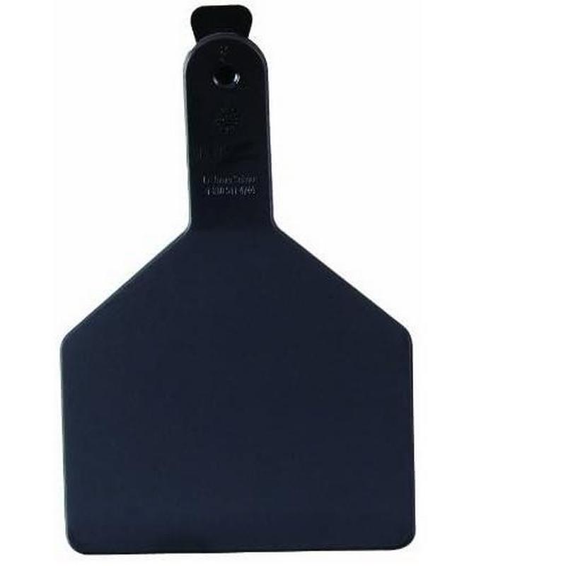 Datamars Z Tags 1piece Black Blank Cow Tag 100pk