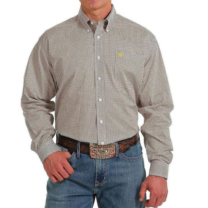 Cinch Mens Dot Print Shirt