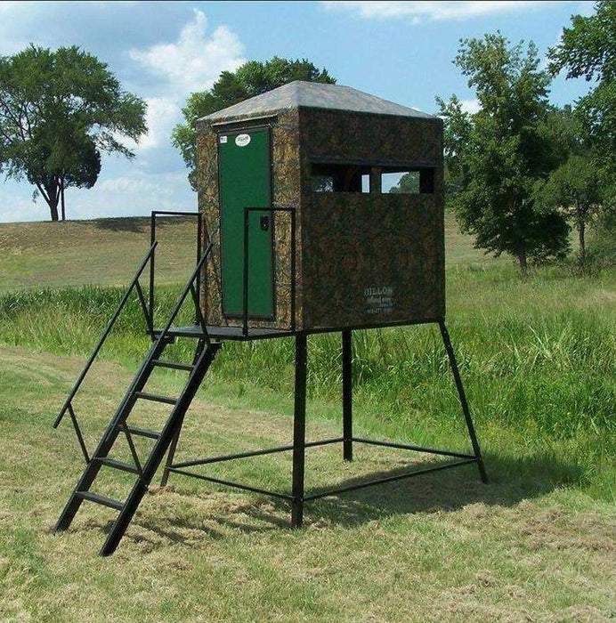 Dillon Manufacturing 5' Tower w/ Porch and Stairs (fits 4x6 blind)