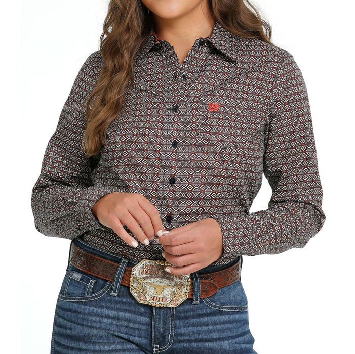 Women's Button Down Long Sleeve Western Shirt