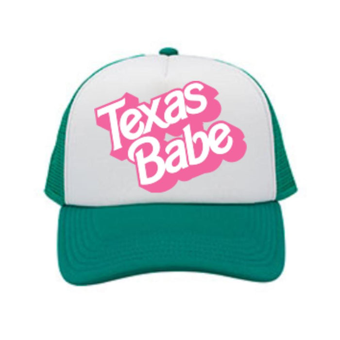 Teal Texas Babe Foam Cap